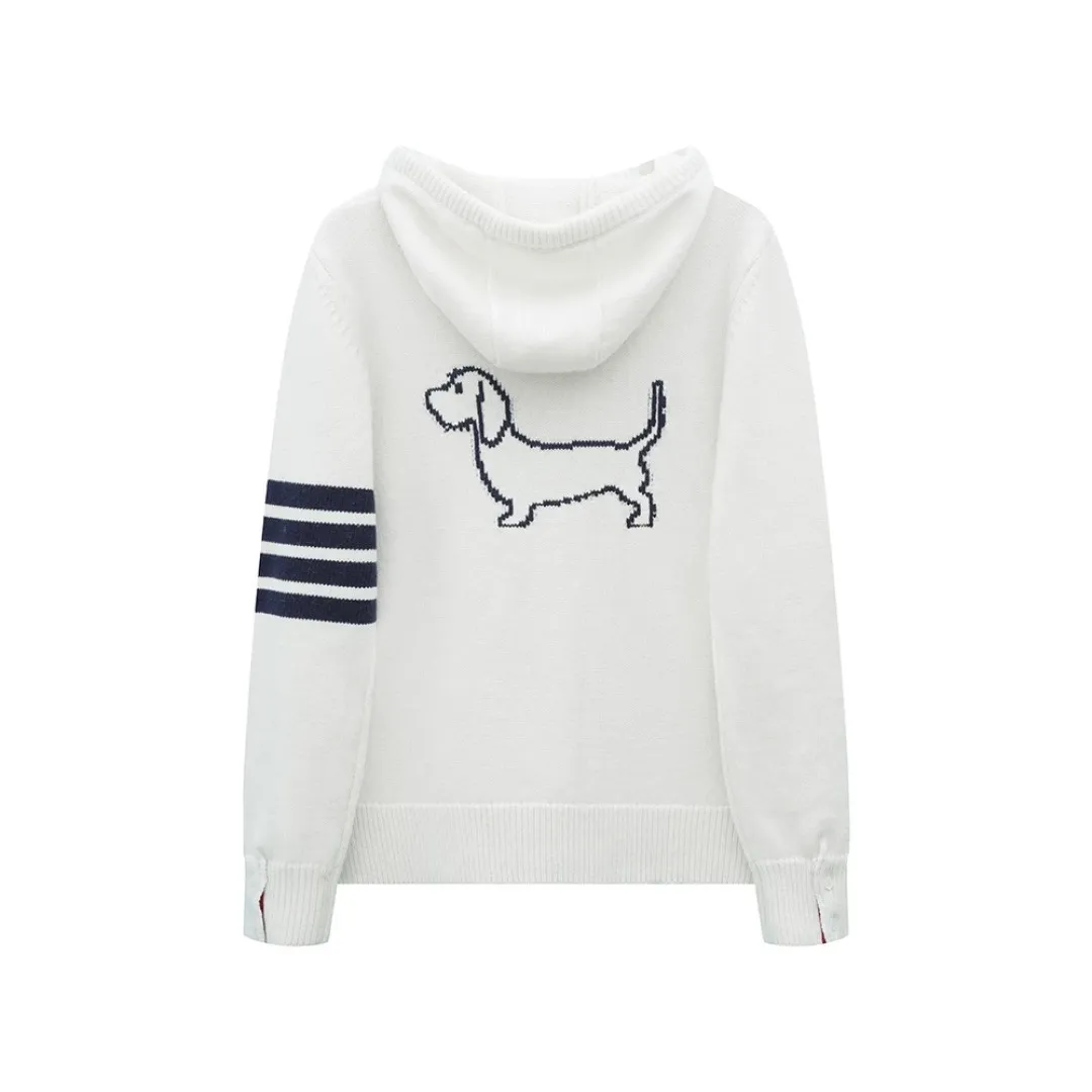 ：M 34（TB ） THOM BROWNE .TB TB Breathable Same Style ：White/Navy Blue Size：1/2/3/4